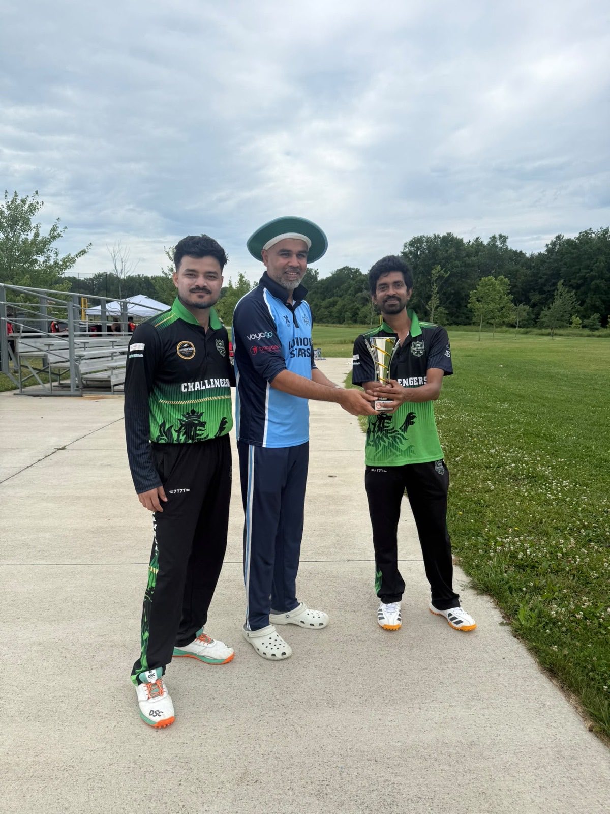 Syed Shahriar with the Challengers during the 2026 T30 season